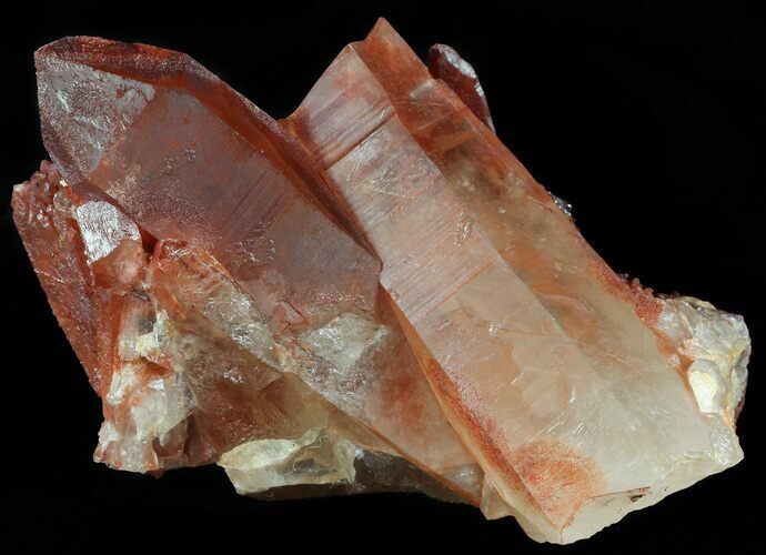 Natural Red Quartz Crystals - Morocco #51544